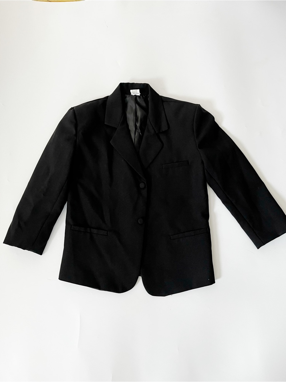 Boys Black Suitcoat - Size 6